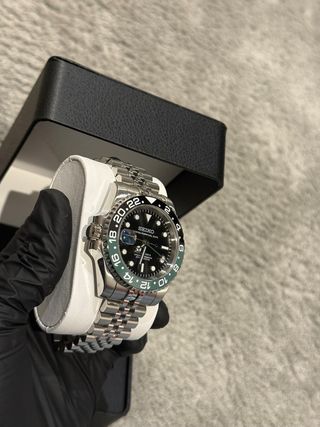 Seiko GMT Sprite Negro/Verde
