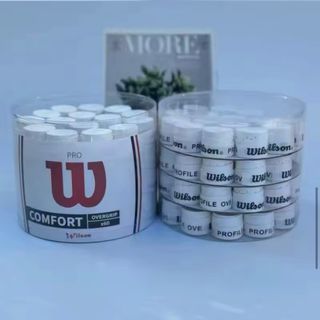 15 Uds Overgrip Wilson Perforadas Blancas