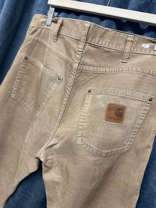Pantaloni Carhartt Velluto Marrone Taglia L