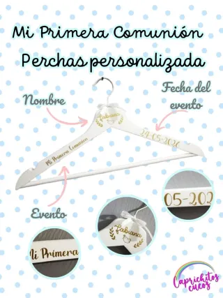 Percha personalizada Primera Comunión