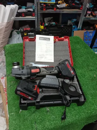 Smerigliatrice 21V con doppia batteria