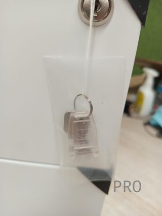 SONGMICS Cajonera, Archivador Móvil, Armadio Metallico, Supporto per Stampante, con Serratura, 3 Cassetti, Premontato, Ufficio, Ufficio Casa, 45 x 39 x 54 cm, Bianco Opaco OFC063WT