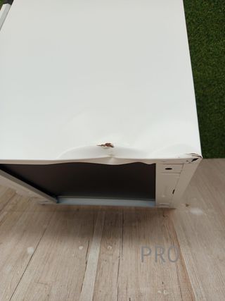 SONGMICS Cajonera, Archivador Móvil, Armadio Metallico, Supporto per Stampante, con Serratura, 3 Cassetti, Premontato, Ufficio, Ufficio Casa, 45 x 39 x 54 cm, Bianco Opaco OFC063WT