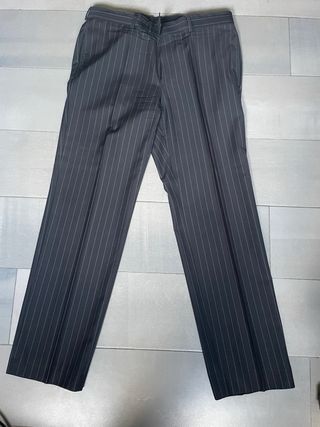 Traje Hugo Boss Gris Rayas