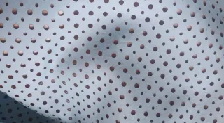 Bolso/Mochila Azul Perforado