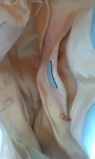 Bolso/Mochila Azul Perforado