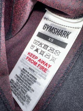 Gymshark Apex Lift Seamless Shorts Negro/Rojo