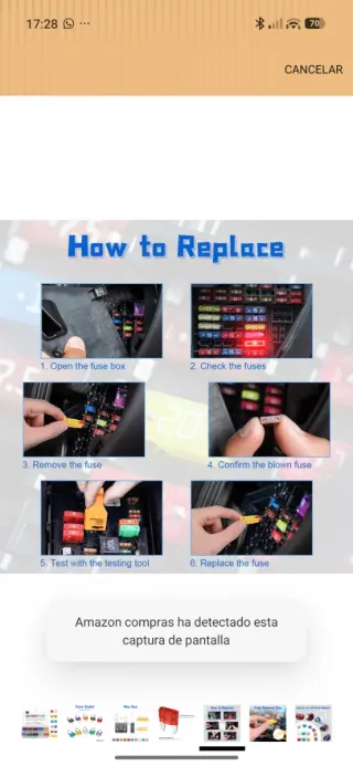 Caja 120 Fusibles Mini y Pinzas