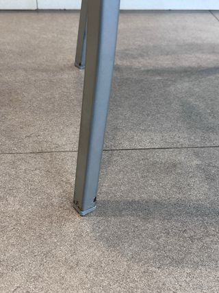 4 Sillas Cocina Metal Tapizado Gris