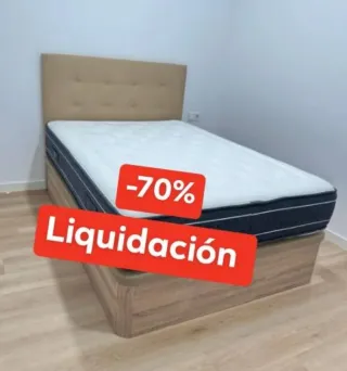 Canapé y colchón oferta -70%