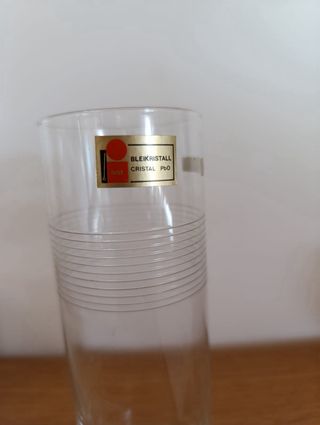 Set 6 Bicchieri Vintage Cristallo Incisi