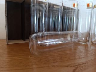 Set 6 Bicchieri Vintage Cristallo Incisi