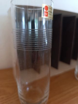 Set 6 Bicchieri Vintage Cristallo Incisi