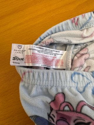 Pigiama Stitch e Angel Primark 7 anni