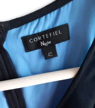 Vestido de fiesta azul marino