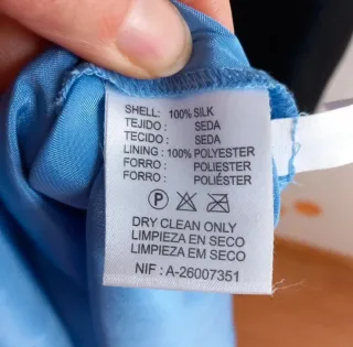 Vestido de fiesta azul marino