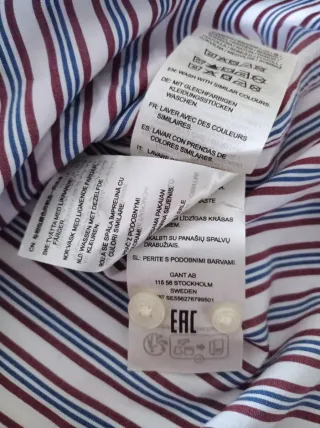 Camisa GANT Rayas Talla M