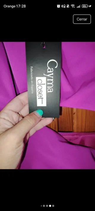 Vestido fiesta buganvilla