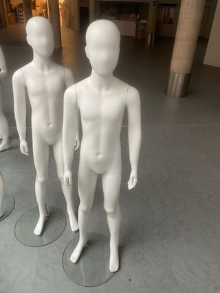 Lote 5 Maniquíes Blancos Geno