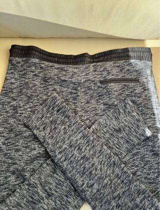 Pantaloni tuta Jennyfer con zip neri e grigi S