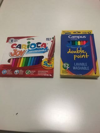 Rotuladores Giotto, Ecoline, Carioca - Set