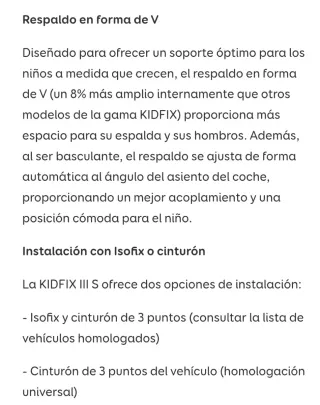 Silla Coche Britax Römer Kidfix III S