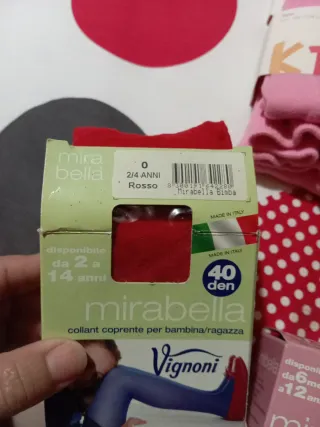 Lote 3 Leotardos y Medias Niña Vignoni