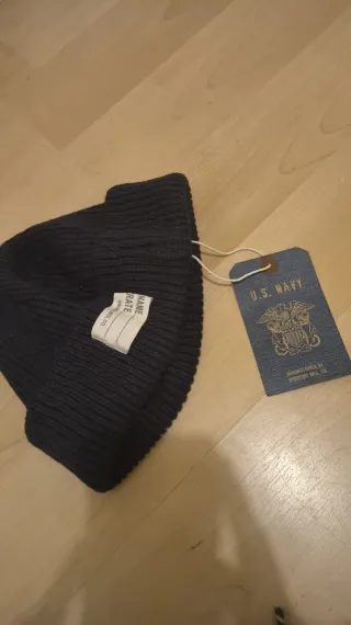 Gorro militar lana U.S. Navy negro