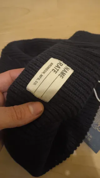 Gorro militar lana U.S. Navy negro