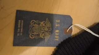 Gorro militar lana U.S. Navy negro