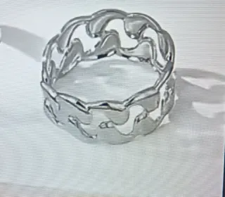 N.3 Anelli Colore Argento Regolabili Nuovi