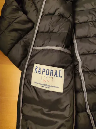 Chaqueta Kaporal Negra con Saco