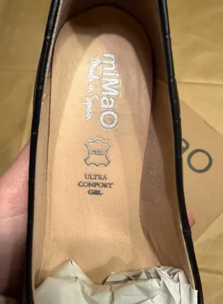 Zapatos Mimao Tacón Cocodrilo Talla 39