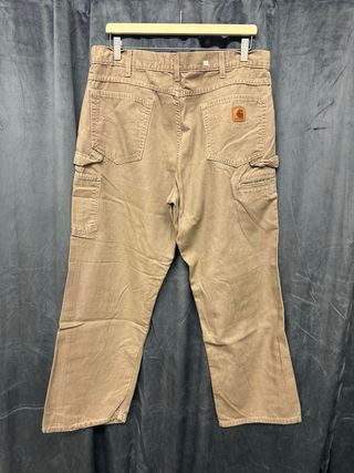 Carhartt Uomo Taglia XL Pantaloni Cargo Marroni