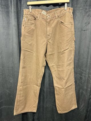 Carhartt Uomo Taglia XL Pantaloni Cargo Marroni