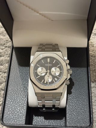 Seiko Royal Oak Chrono Gris/Plata