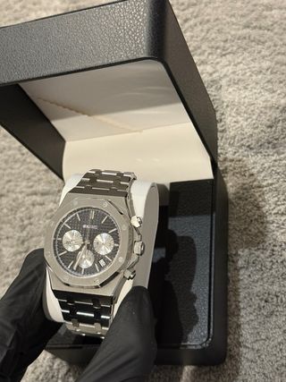 Seiko Royal Oak Chrono Gris/Plata