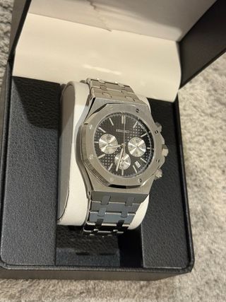 Seiko Royal Oak Chrono Gris/Plata