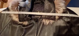 Giaccone vera pelle con cappuccio