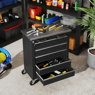 Carro de herramientas con ruedas
