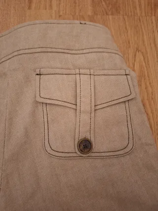 Pantalón Pedro del Hierro mujer beige