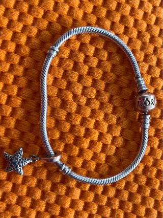 Pulsera Pandora Plata con Charm Estrella