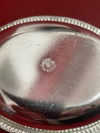 Vassoietto decorativo vintage Placcato argento