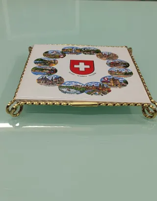 Salvamanteles de cerámica de Suiza