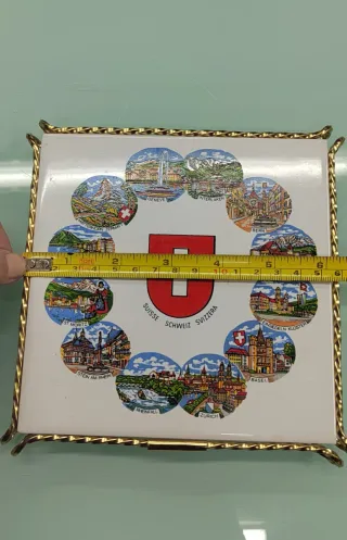 Salvamanteles de cerámica de Suiza