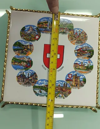 Salvamanteles de cerámica de Suiza