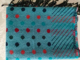 Sciarpa uomo fantasia pois e righe double face