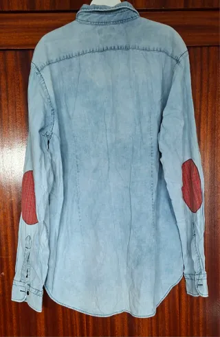 Camisas XL Calvin Klein gris y vaquera Zara