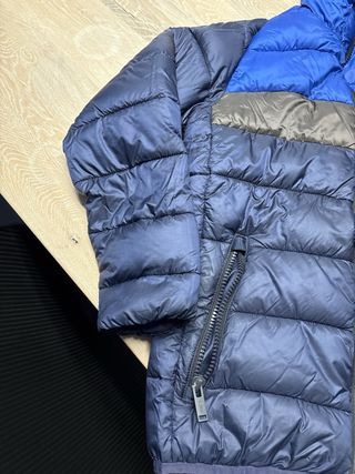 Anorak CMP con capucha azul y azul marino