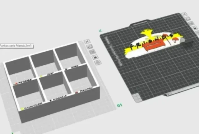 Expositor/estante Funkos Friends Macdonals
